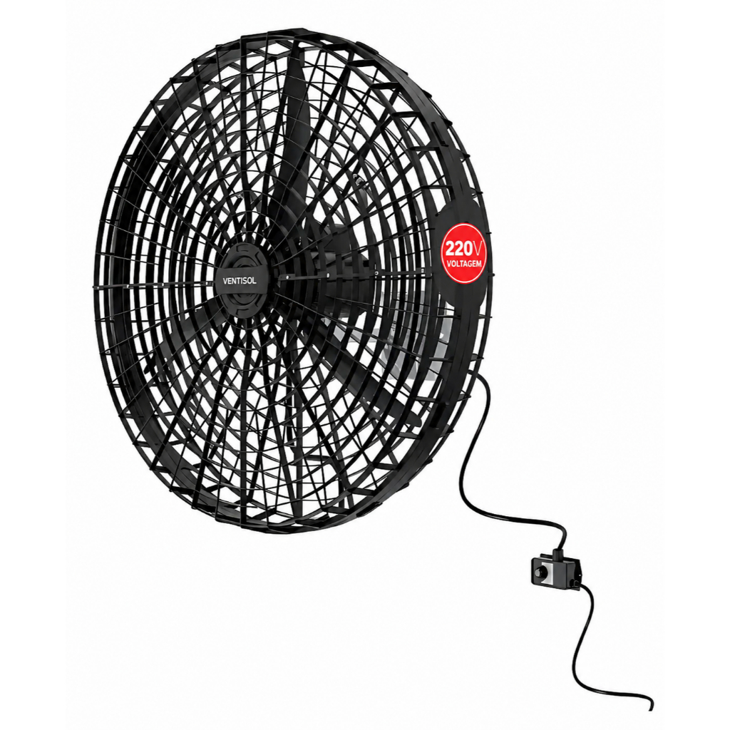 VENTILADOR DE PAREDE 1 METRO VP1M2 3V 1/2 CV 220V VENTISOL