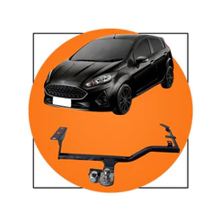 Engate Reboque Fixo Fiesta Hatch New Fiesta 2002 A 2018 Cap Carga 500kg Aco Resistente Peça bOM