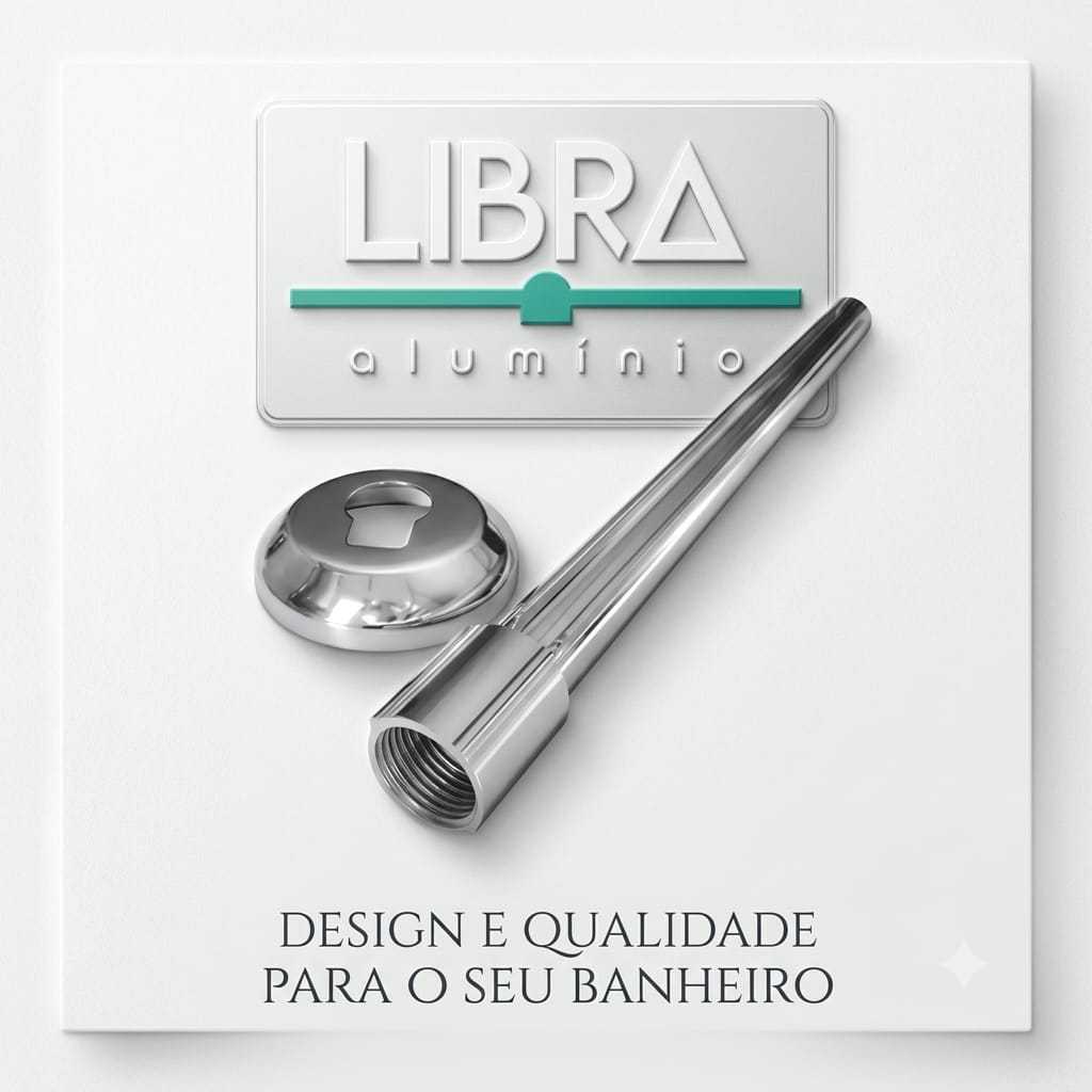 BRAÇO P/ CHUVEIRO ALUMÍNIO LIBRA 0,30 CM