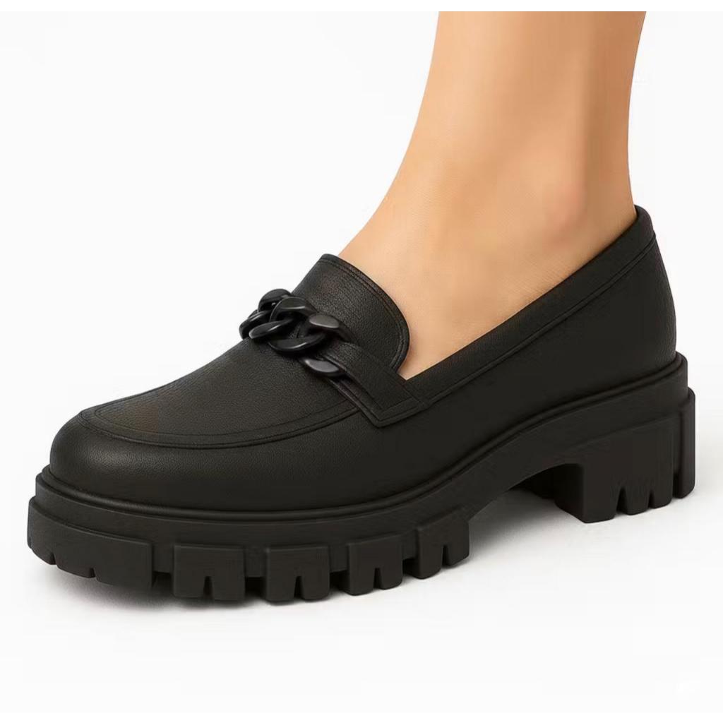 Mocassim Feminino Tratorado Elegante Casual e Extremamente Confortável