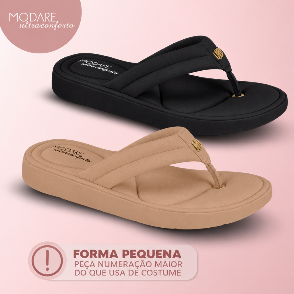 Sandália Chinelo de dedo Modare Ultra Conforto Ref 7208.109