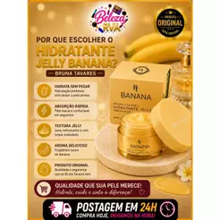 Hidratante Jelly Banana Bruna Tavares BT Facial Textura Jelly 40g Original