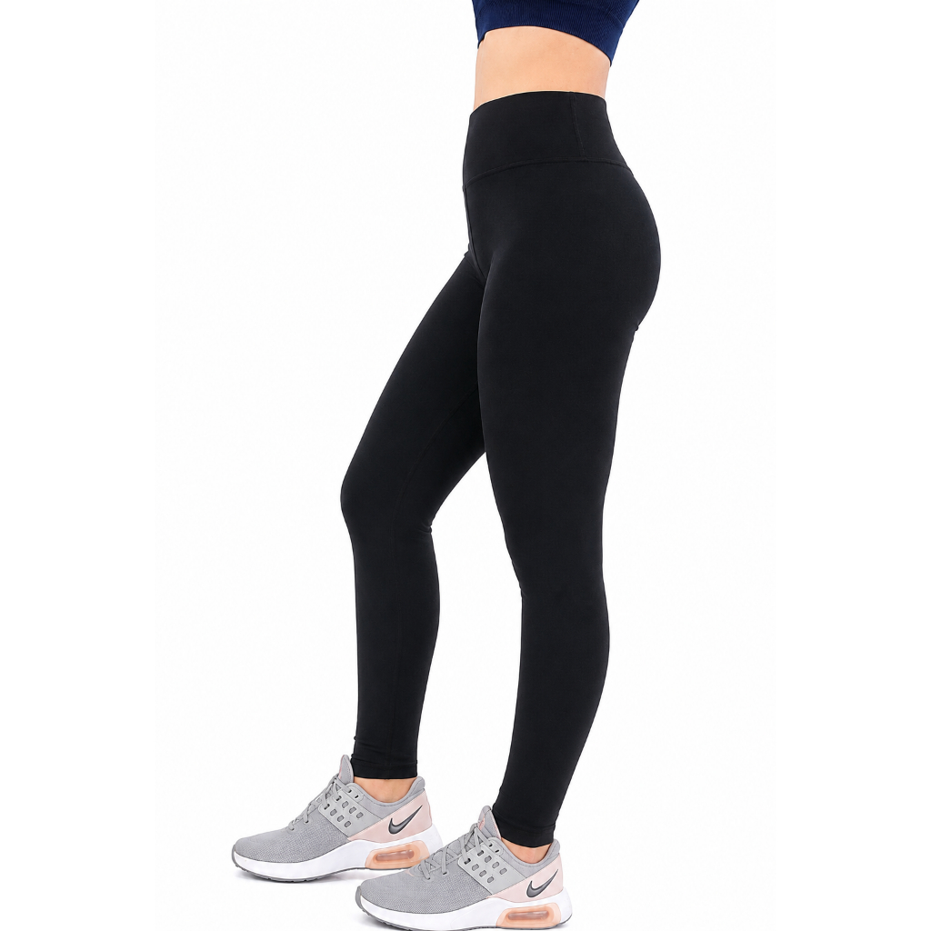 Calça Legging Feminina Academia Poliamida Premium Efeito Sculpt Modeladora Cintura Alta Grossa Não Enrola