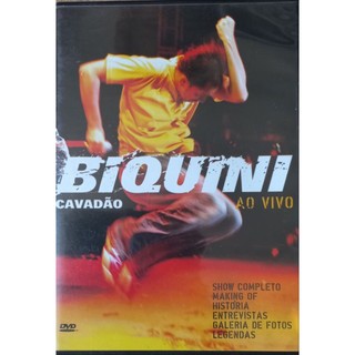 DVD ORIGINAL -BIQUÍNI CAVADAO. AO VIVO, SHOW COMPLETO MAKING OF HISTÓRIA, ENTREVISTAS GALERIA DE FOTOS.