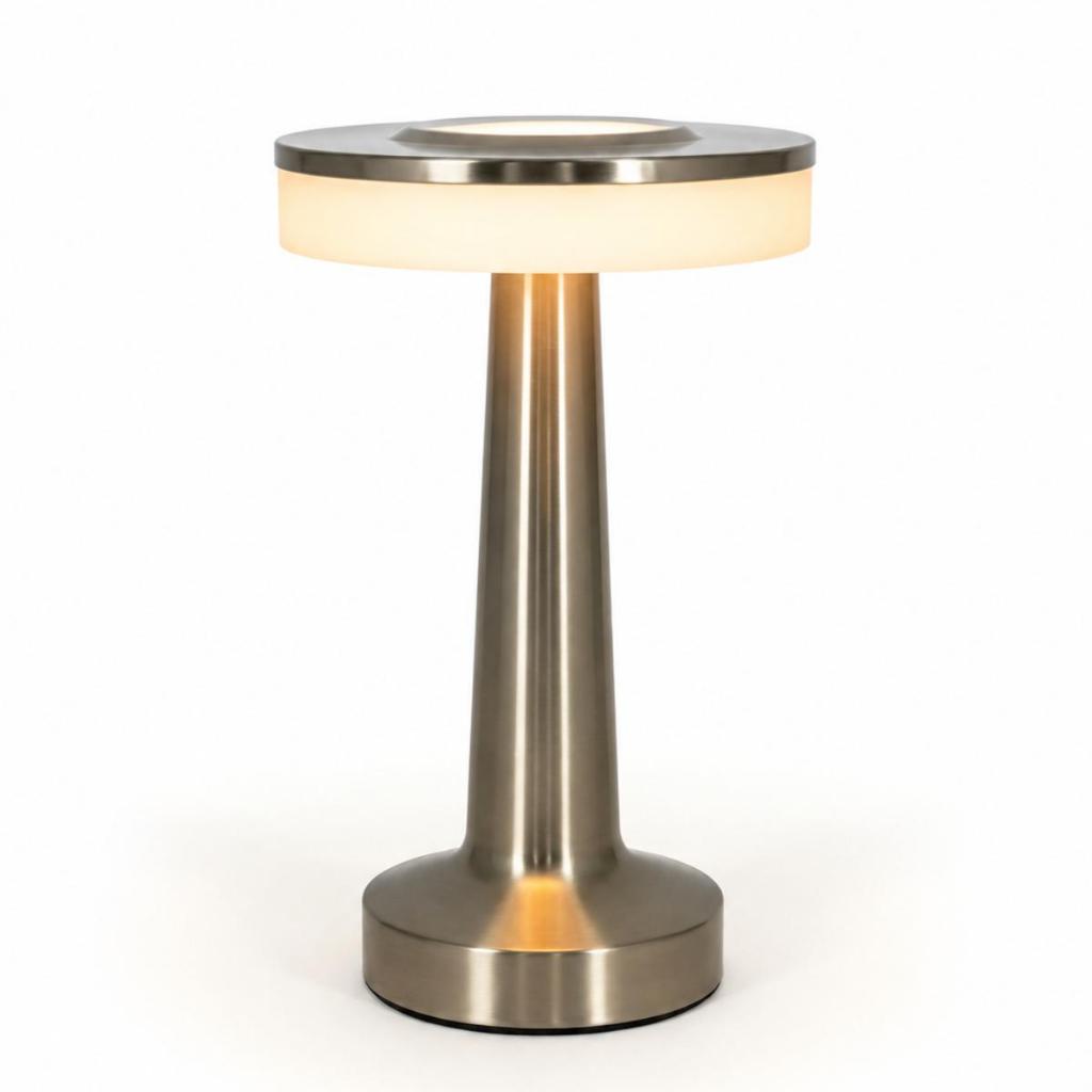 Luminária Para Quarto Abajur de Mesa Sem Fio Touch Para Decoração Quarto Casa Presente Dia dos Pais