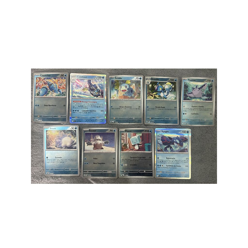 Pokémon TCG Mega Evolução (ME1/132) | Reverse Holo e Holo Water | Complete seu Master Set | Original Copag