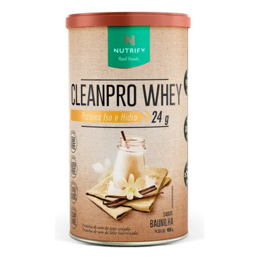 Cleanpro Whey Zero Lactose Nutrify 450g
