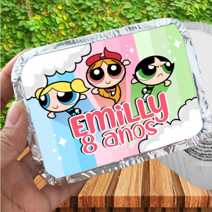 Marmita personalizada MENINAS SUPER PODEROSAS  / kit marmita / lembrancinhas de aniversário / festa infantil