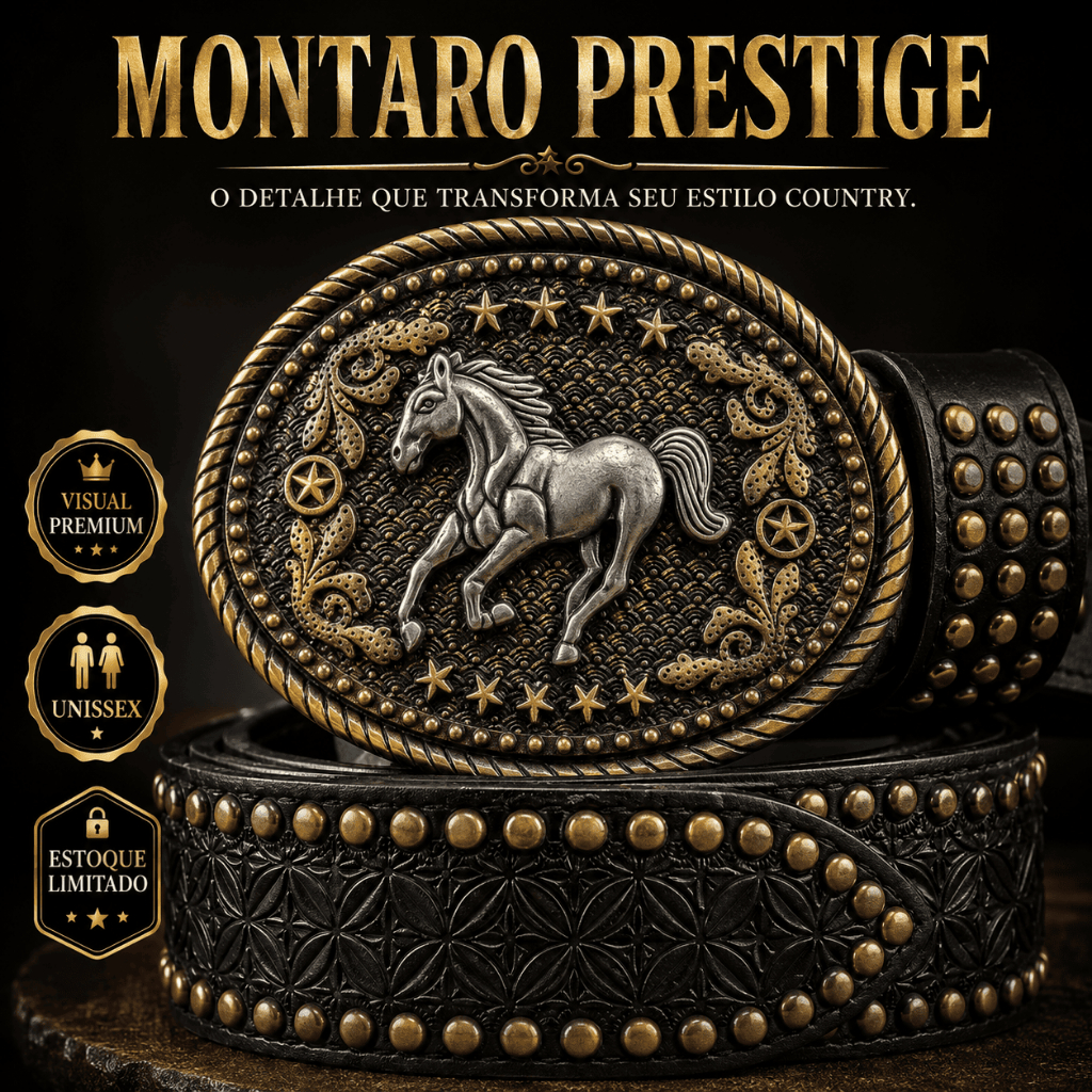 Cinto Country Feminino e Masculino Cowboy Cavalo – Viva a Essência Sertaneja no Rodeio, Cavalgada e Festa Junina