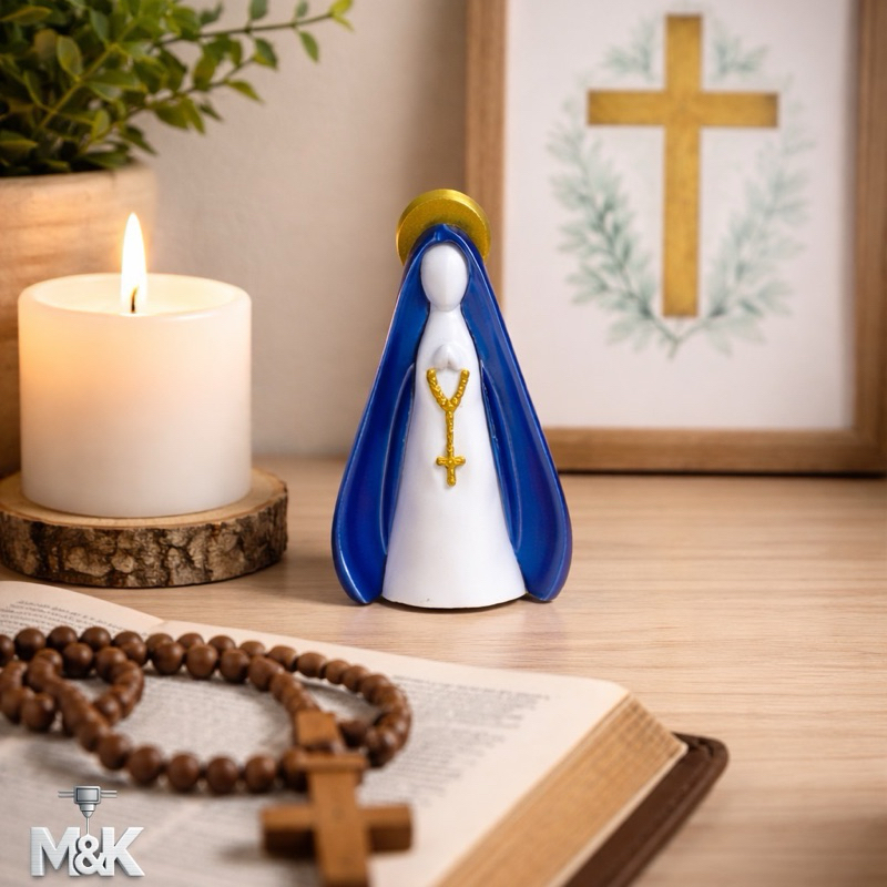 Nossa Senhora Aparecida Decorativa | Decoração Religiosa | Decoração Católica | Fé e Proteção