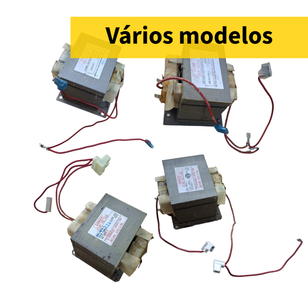 Transformador Trafo Alta Tensão Usado para Micro-ondas Testado e Funcionando