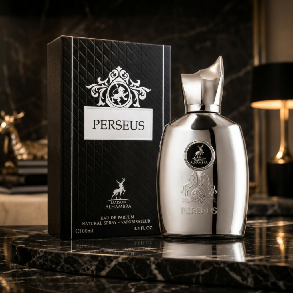 Perfume Árabe Unissex Perseus EDP 100ml – A Alma da Perfumaria Árabe em um Frasco Sofisticado
