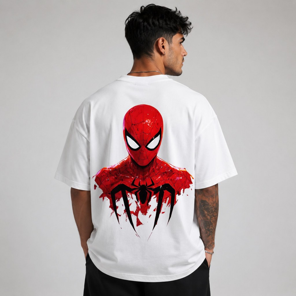 Camiseta Oversized Branca Masculina Estampa Exclusiva Street Lançamento Confortável Camisa Larga Grande