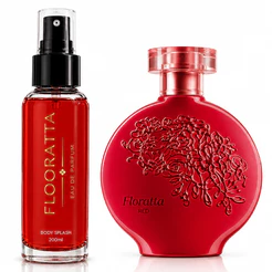 Body splash Feminino Perfume Deo Colônia Flooratta Red 200ML
