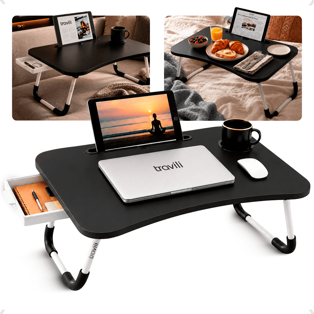 Mesa Portátil Dobrável Notebook Home Office Suporte Tablet