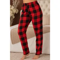 Calça de Flanela Xadrez Feminino Casual Conforto Pijama Inverno do M ao G1 S2 Modas Fashion