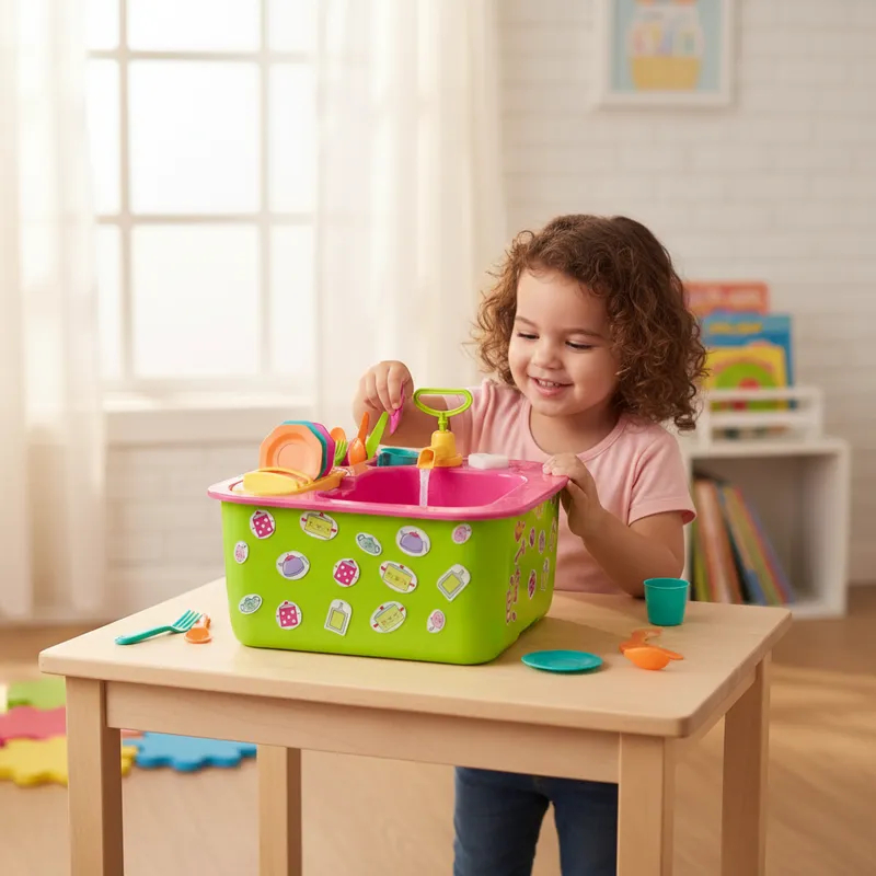 Pia De Cozinha Sai Agua Infantil Brinquedo Acqua Brink 22 Acessórios Promoção Envio Rápido!!!