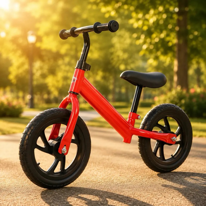 Bicicleta de Equilíbrio Infantil Sem Pedal, Balance Bike estável e Segura +12 meses- Desenvolve Coordenação Motora