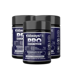 Pro Cognitive AlwaysFit | Fosfatidilserina + Tirosina + Taurina + Cafeína + Colina + Vitaminas B6 e B12 | 3 Unidades