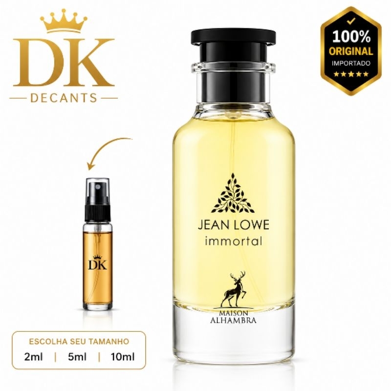 Jean Lowe Immortal | Maison Alhambra Perfume Masculino Importado Original — R$ 19,99 em Shopee