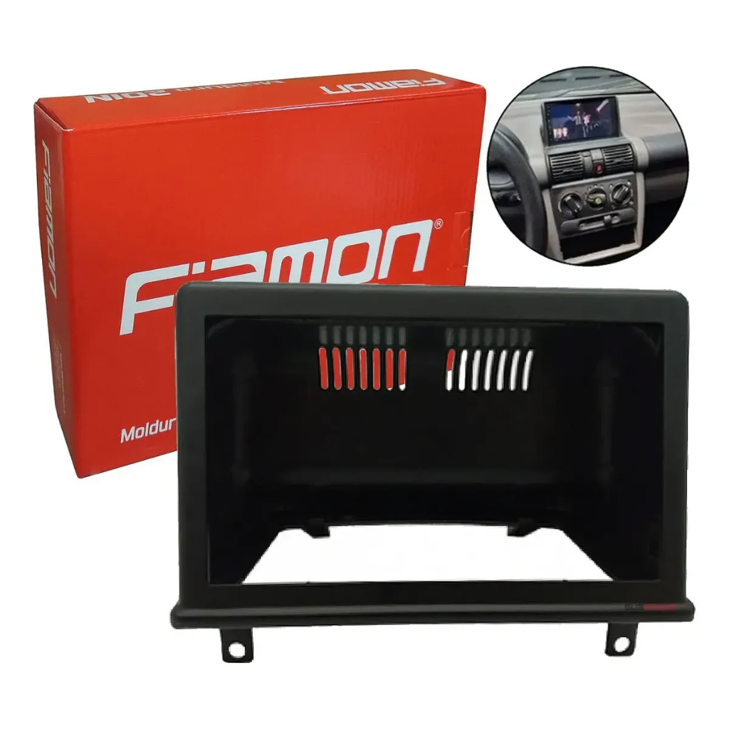 Moldura Painel Multimídia 2din Corsa Wind Super Classic 1995 a 2011