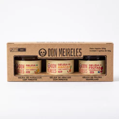 Kit 3 Geleias Artesanais Don Meireles 40g Cada