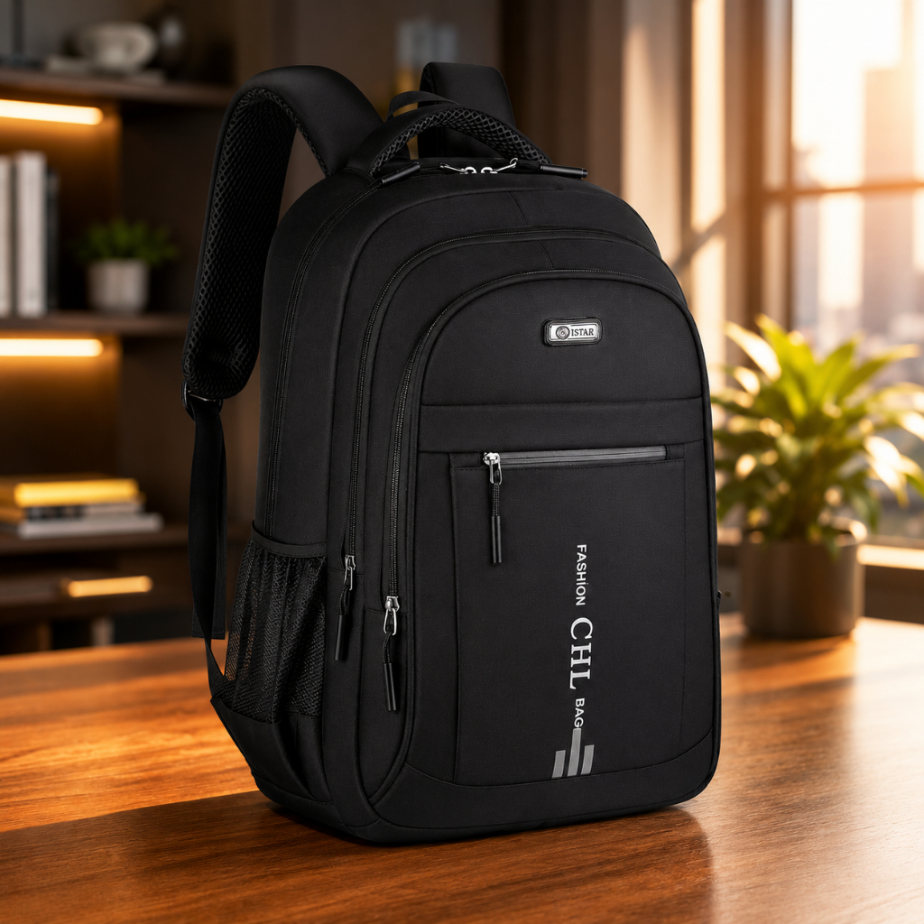 【Oferta Relâmpago da Loja】Mochila Masculina Impermeável Faculdade Resistente Grande Pronta entrega