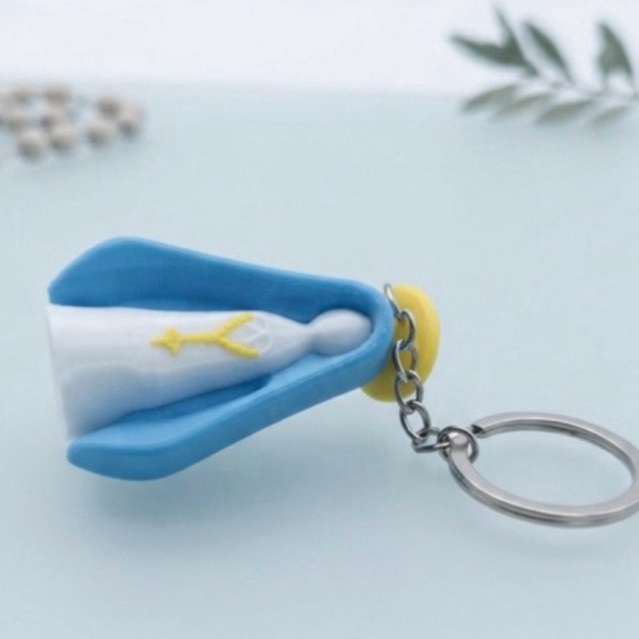 Chaveiro Nossa Senhora Aparecida Personalizado | Lembrança para Batizado, Primeira Comunhão, Crisma e Eventos Religiosos