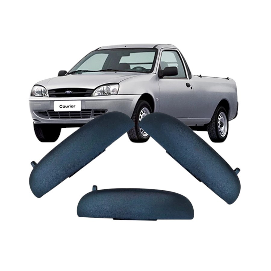 Kit Maçaneta Externa Courier 97/13; Fiesta 96/06;Ford Ka G1 97/07;Ford Ka G2 08/14 Porta Dnt/Caçamba