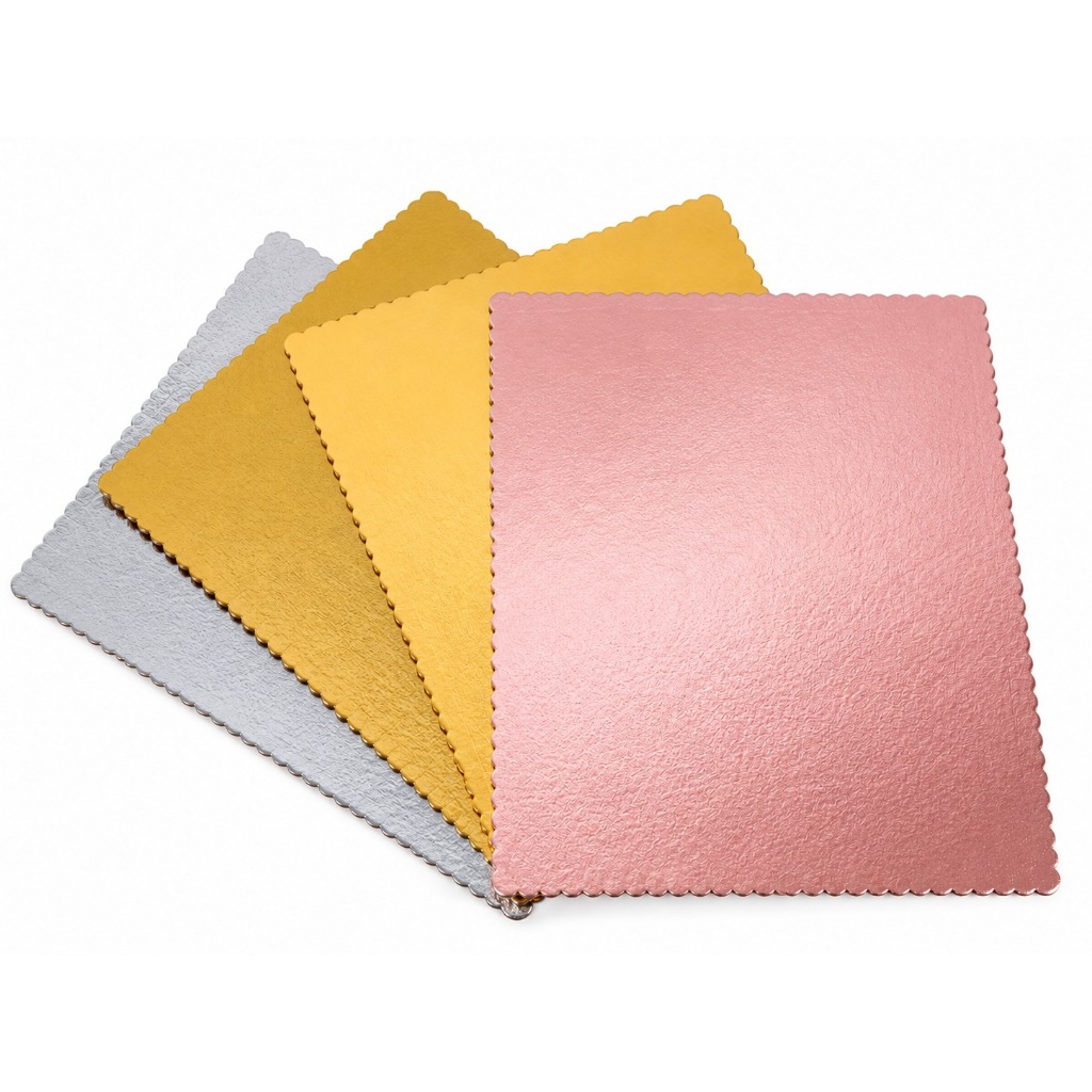 Kit 10 Unidades Cake Board Retangular Para Bolo