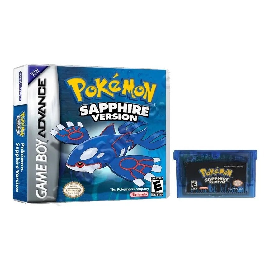 Jogo Pokémon Sapphire Version Game Boy Advance GBA