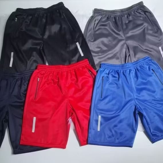 kit 2/3 Bermuda short Infantil Juvenil Menino criança resistente zíper no bolso refletivo