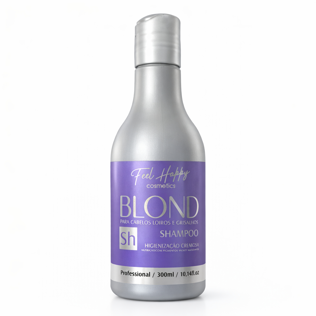 Shampoo Blond Matizador Loiro 300ml Feel Happy