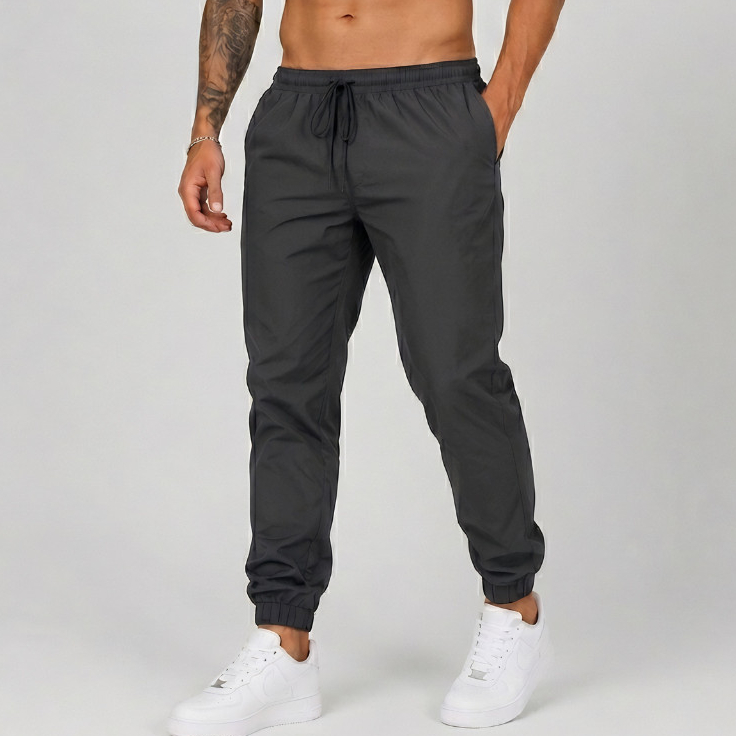 Calça Jogger Masculina Tactel com Elastano Cós Elástico Cordão Ajustável Academi