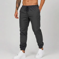 Calça Jogger Masculina Tactel com Elastano Cós Elástico Cordão Ajustável Academia Treino Casual