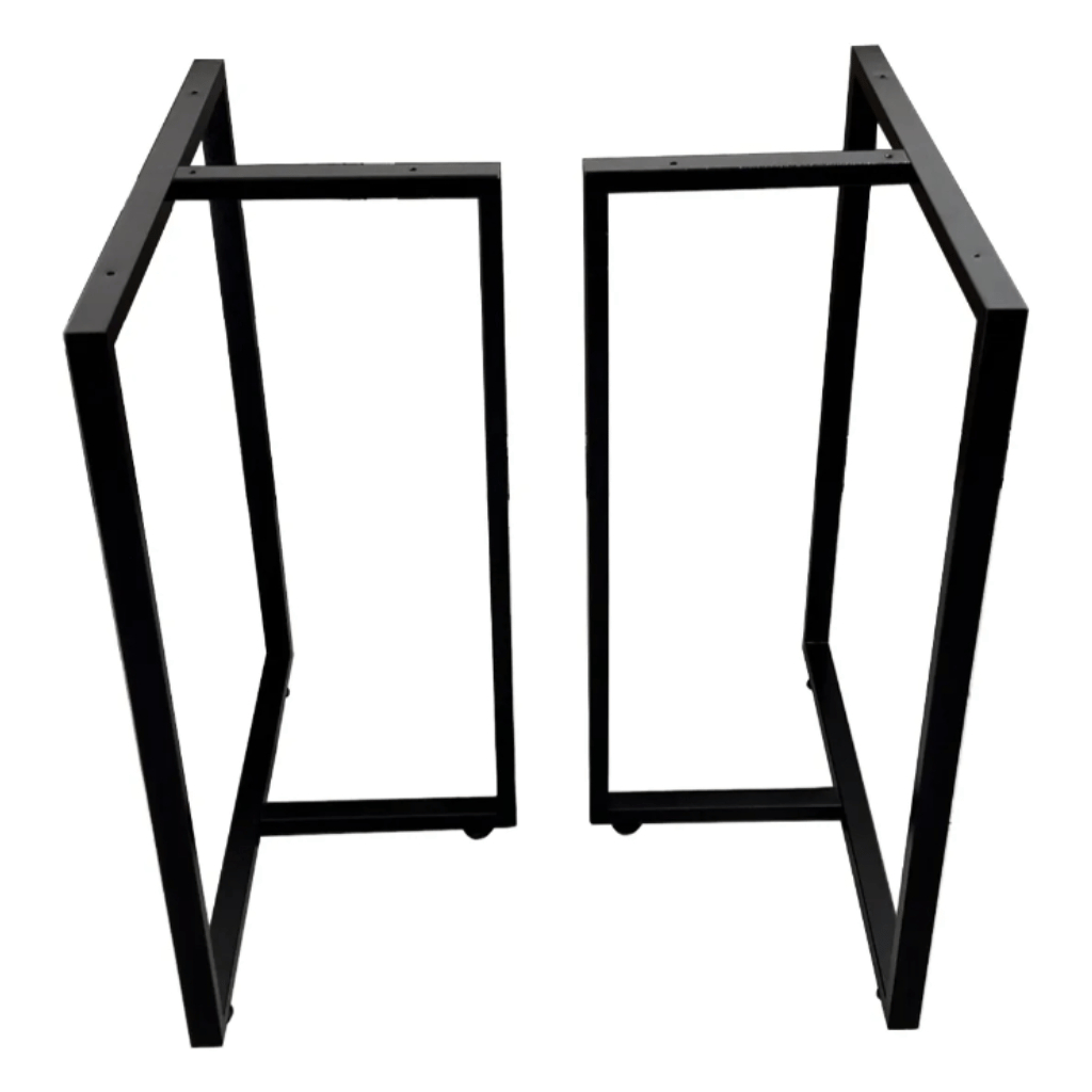 Pé de Mesa Estilo Industrial Moderna Modelo T 75 x 60 - 2 Peças