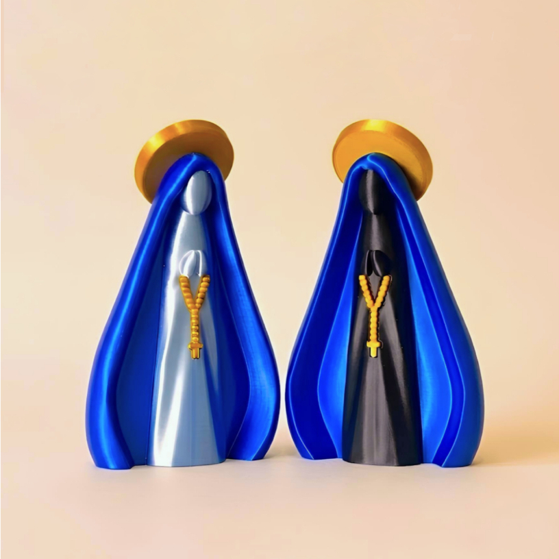 Nossa Senhora Aparecida Imagem Estátua Moderna Decoração Religiosa Católica Altar Capela Presente 3D
