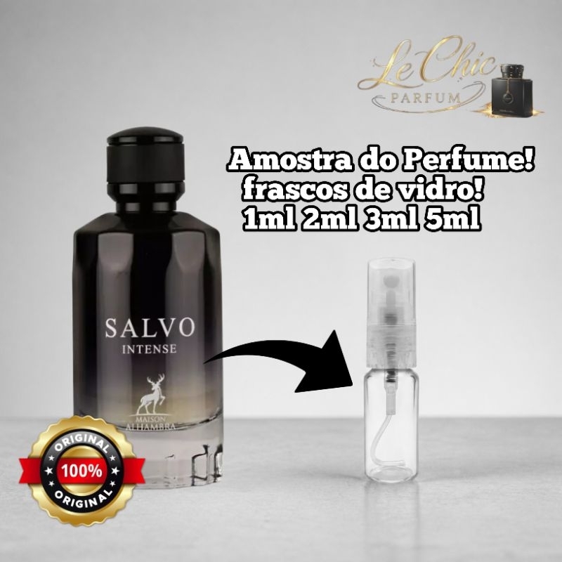 Salvo Intense Eau de Parfum Maison Alhambra - Perfume Árabe — R$ 157,00 em Shopee