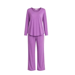 Conjunto pijama manga longa e calça