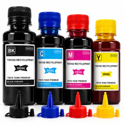 4 Refil Tinta Compatível Impressora Epson Xp204 Xp214 Xp401 Xp241