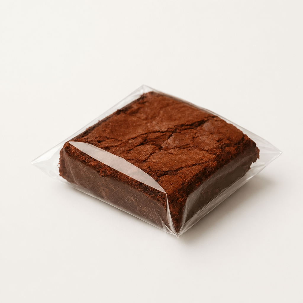 Folha de Celofane Cristal Transparente 20x20cm para Brownie e Doces - 100 Unidades | Cromus - Rizzo · foto 2