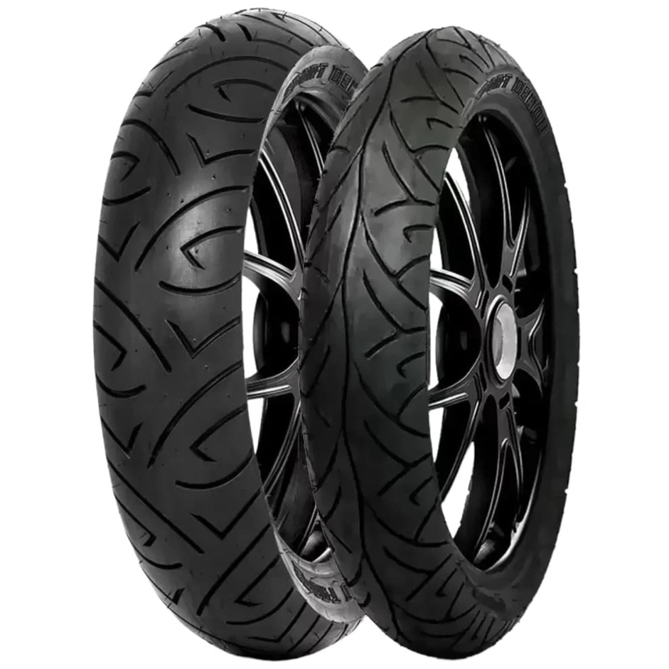 Par Pneu Pirelli Sport Demon MT03 140/70-17 + 110/70-17 CB300 Twister Dianteiro Traseiro