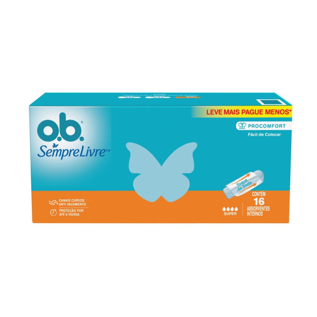 O.B.® SEMPRE LIVRE™ SUPER 16 unidades