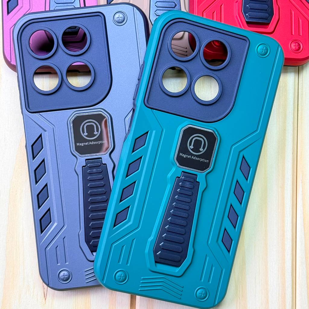 Capa Capinha armadura anti impacto com suporte magnético - Motorola Moto Edge 70