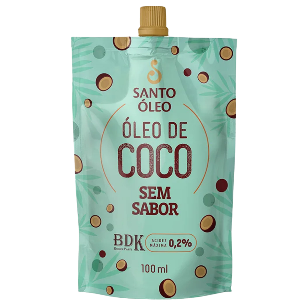 Óleo de Coco Sem Sabor 100ml Santo Óleo — imagem 2 de 2