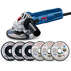 Esmerilhadeira GWS 9-125 S Bosch 900W com 6 Discos