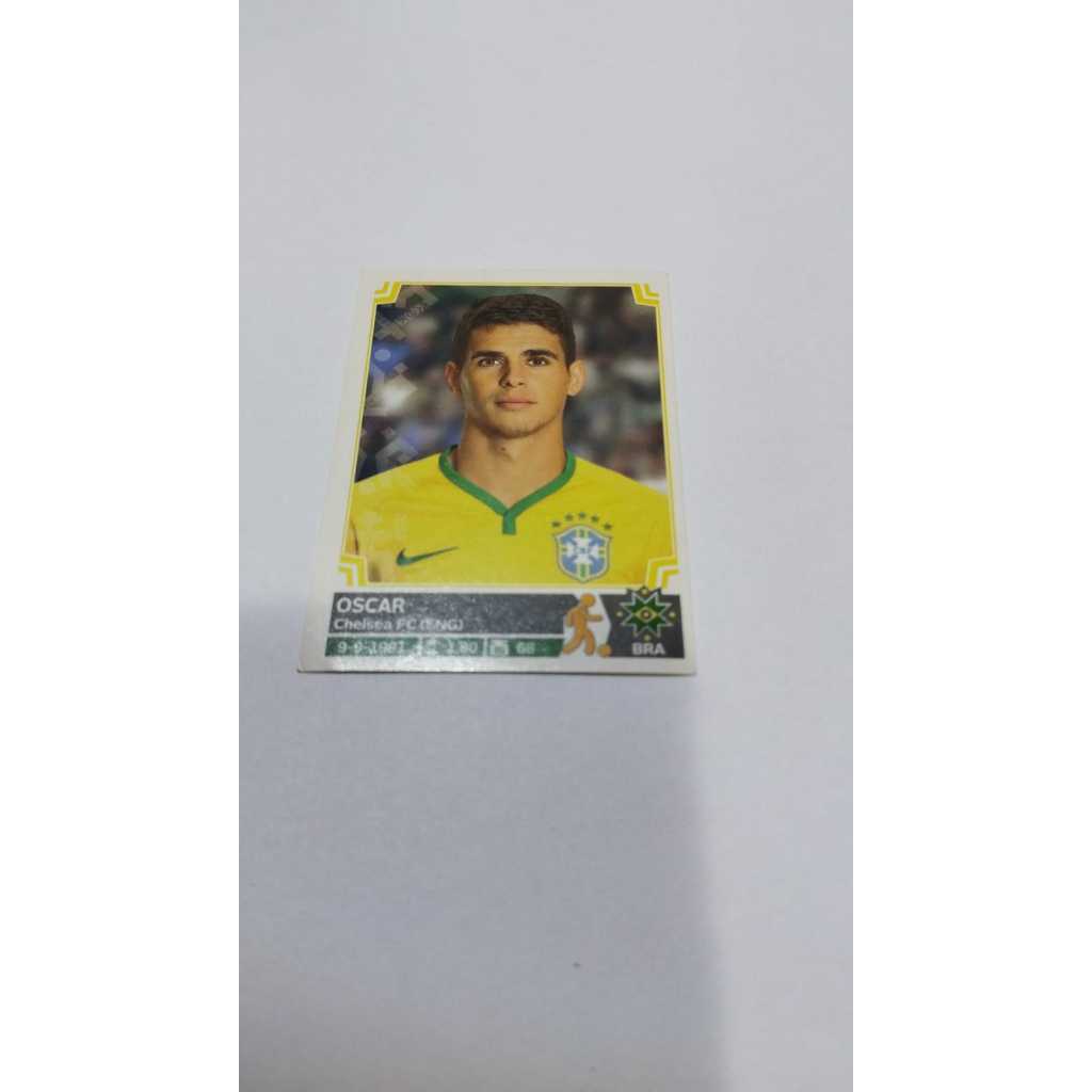 PANINI FIGURINHA JOGADOR OSCAR SELEÇÃO BRASILEIRA NOVA E ORIGINAL FIGURINHAS