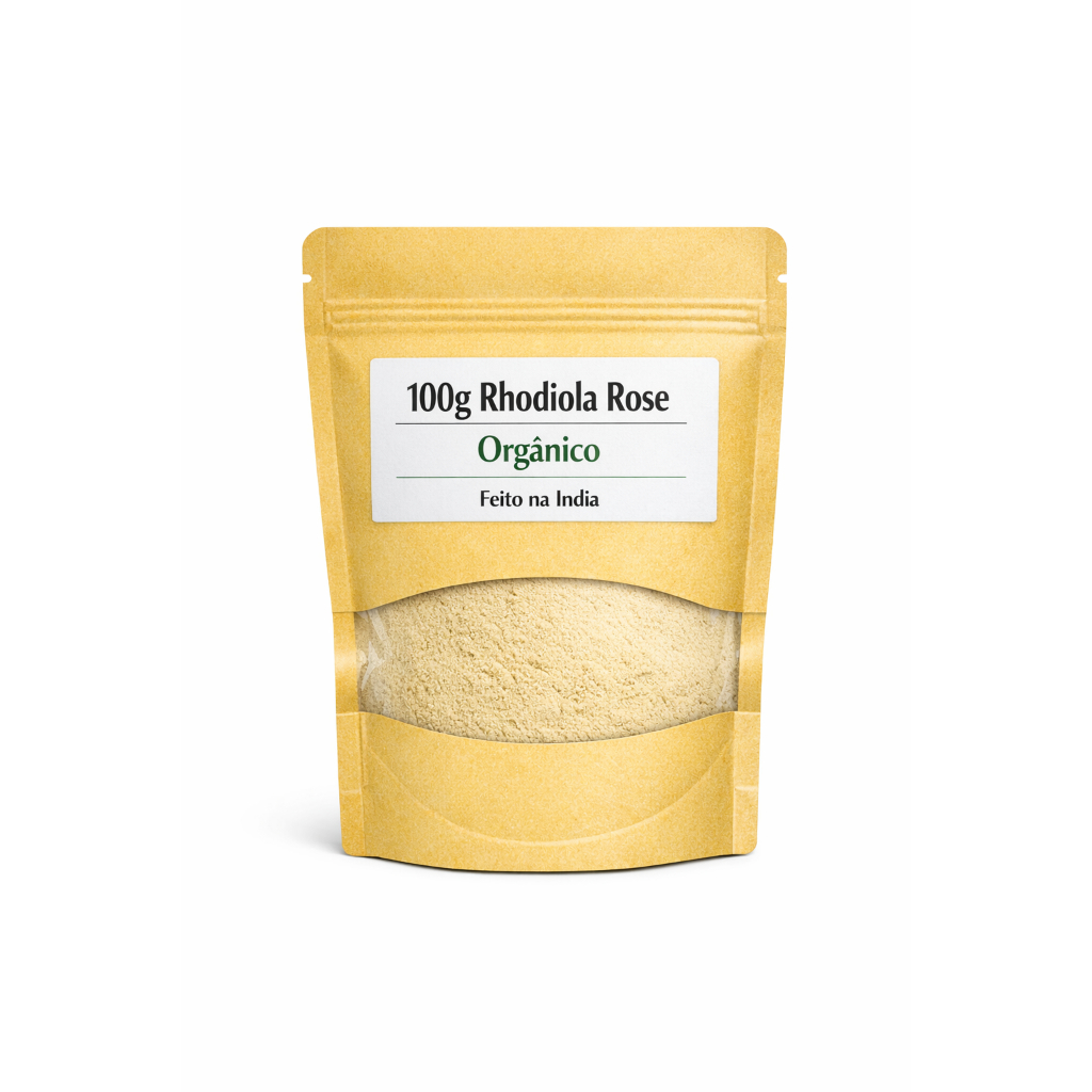 100g ou 200g Rhodiola Rose (rhodiola Rosea L.) Ayurveda Pó Orgânico Importado da Índia