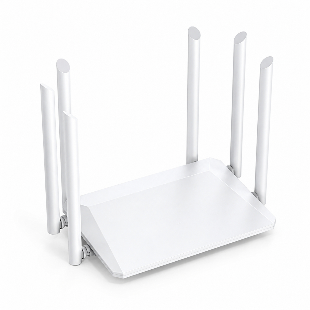 Roteador Wireless Dual Band 5Ghz/2.4Ghz 300Mbps com 6 Antenas KP-RW403/M