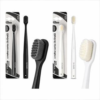 Escova Dental Extra Macia Dr. Oral 23 Mil Cerdas Higiene Bucal para Dentes Sensíveis
